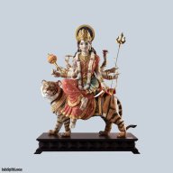 Lladró Goddess Durga Ltd Ed High Porcelain Sculpture Spirit India 01002021