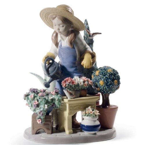 Lladro In My Garden Girl Figurine SKU: 01008663