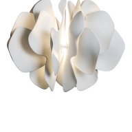 Lladró Nightbloom 60cm Matte White Porcelain Hanging Lamp (US) 01023984