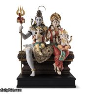 Lladro Shiv Parivar Sculpture Limited Edition High Porcelain Figurine 01002043