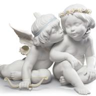Eros and Psyche Angels Figurine 01009128 Lladro