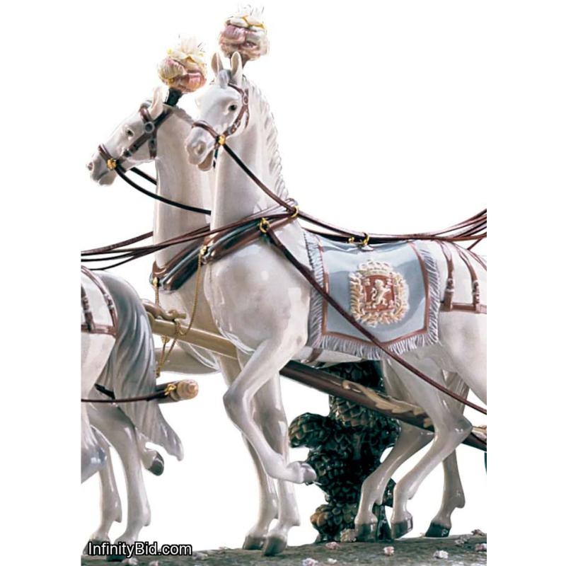 XVIIIth Century Coach Sculpture. Limited Edition 01001485
