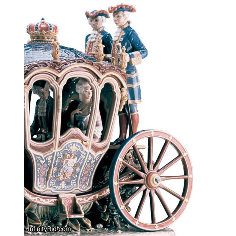 XVIIIth Century Coach Sculpture. Limited Edition 01001485