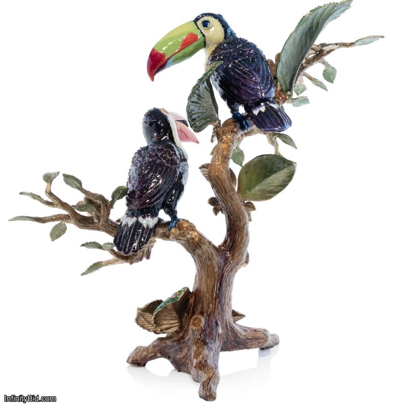 Lucy and Axel Toucan Objet JAY STRONGWATER  SKU: SDH2569-471