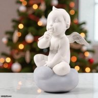 NAO by Lladro – Little Angel Cloud (Blue, Matte) SKU: 02001934