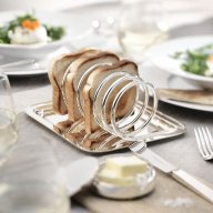 Robbe and Berking Silverplated Toast Server – Luxury Tableware – 16.5 cm – SKU: RB-TOAST-SERVER