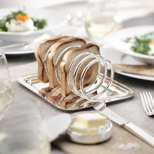 Robbe and Berking Silverplated Toast Server – Luxury Tableware – 16.5 cm – SKU: RB-TOAST-SERVER