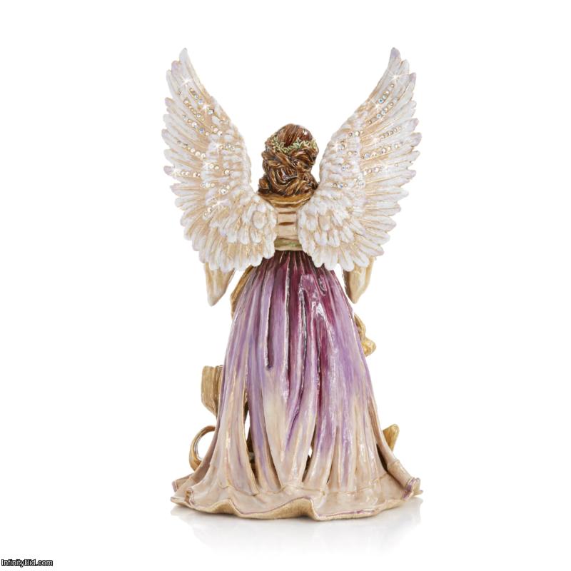 Renaissance Angel Musical Figurine JAY STRONGWATER SDH1944-250