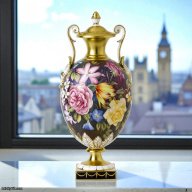 Royal Crown Derby Prestige Repton Vase – 22ct Gold – Gift Boxed PRESVA62144