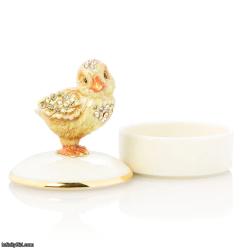Sawyer Chick Round Porcelain Box JAY STRONGWATER  SKU SDH7390-280