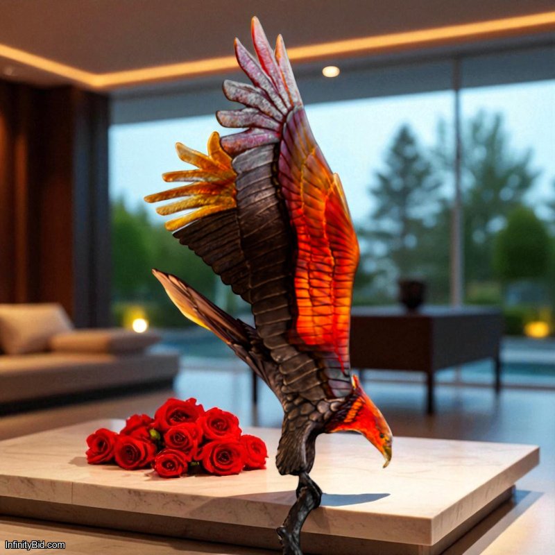 Daum Prestige Eagle – Madeleine van der Knoop – Limited Edition of 8 SKU 05595