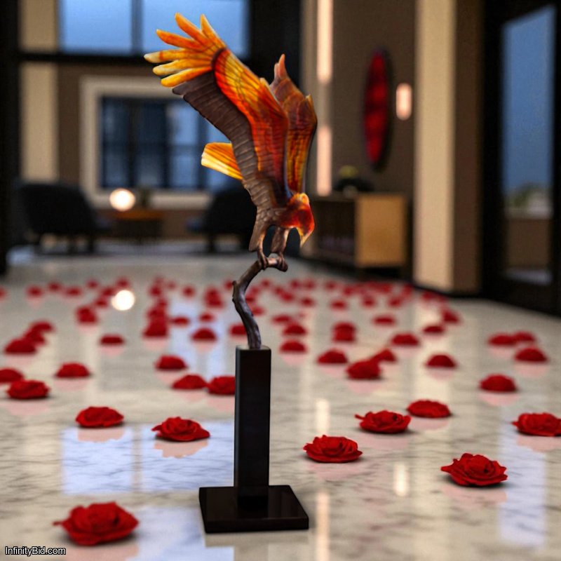 Daum Prestige Eagle – Madeleine van der Knoop – Limited Edition of 8 SKU 05595