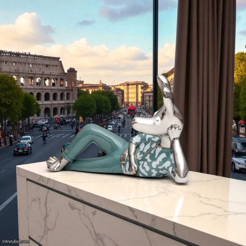 BOSA Donky Breeze Sculpture by Matteo Cibic