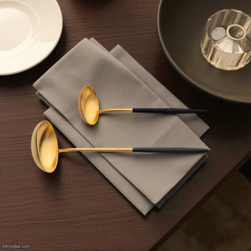 Cutipol GOA Gold 75-Piece Cutlery Set | Matte Brushed 24K Gold Plated | Made in Portugal