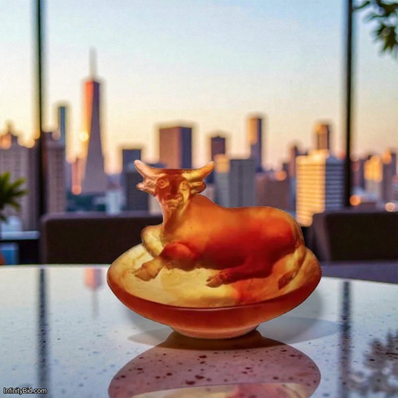 Daum “Buffle” Horoscope Coupelle SKU: 05196