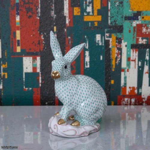 Herend Sitting Rabbit  SKU: 05334000-VHV