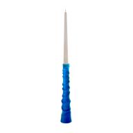 Daum Sand Candlestick in Blue by Christian Ghion 05622