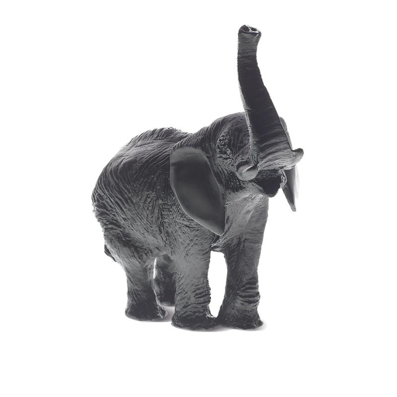 Daum Black Elephant by Jean-François Leroy 03239-2