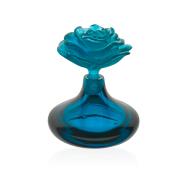 Daum Rose Romance Perfume Bottle in Blue 05625-2