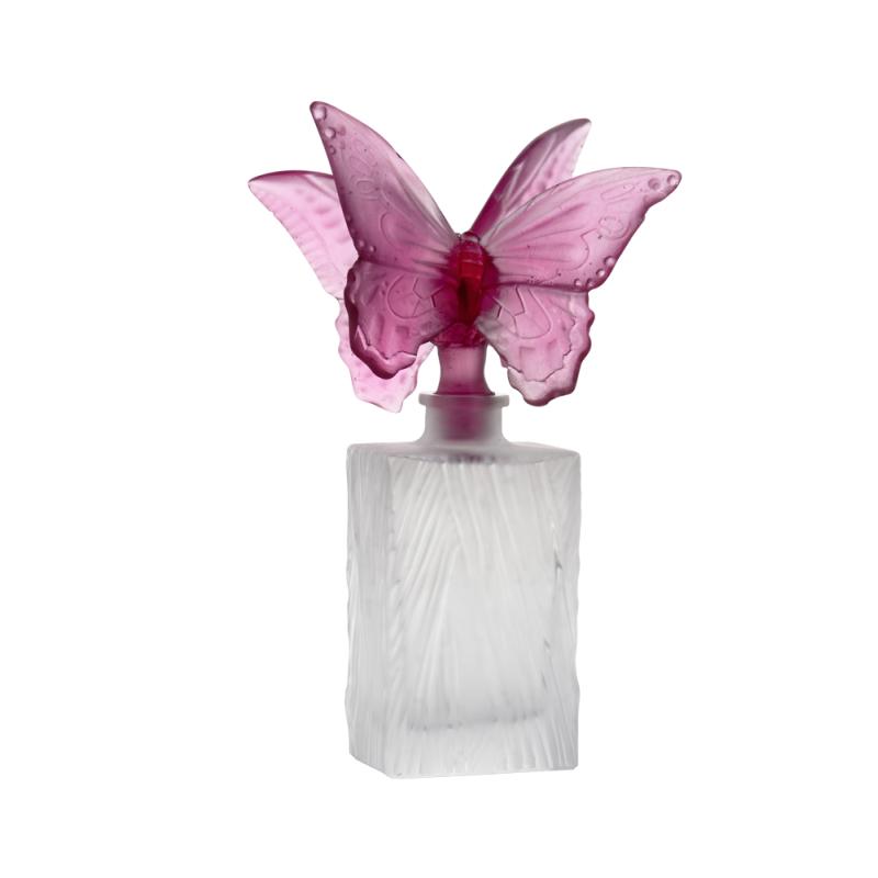Daum Butterfly Perfume Bottle in Purple 05580-1