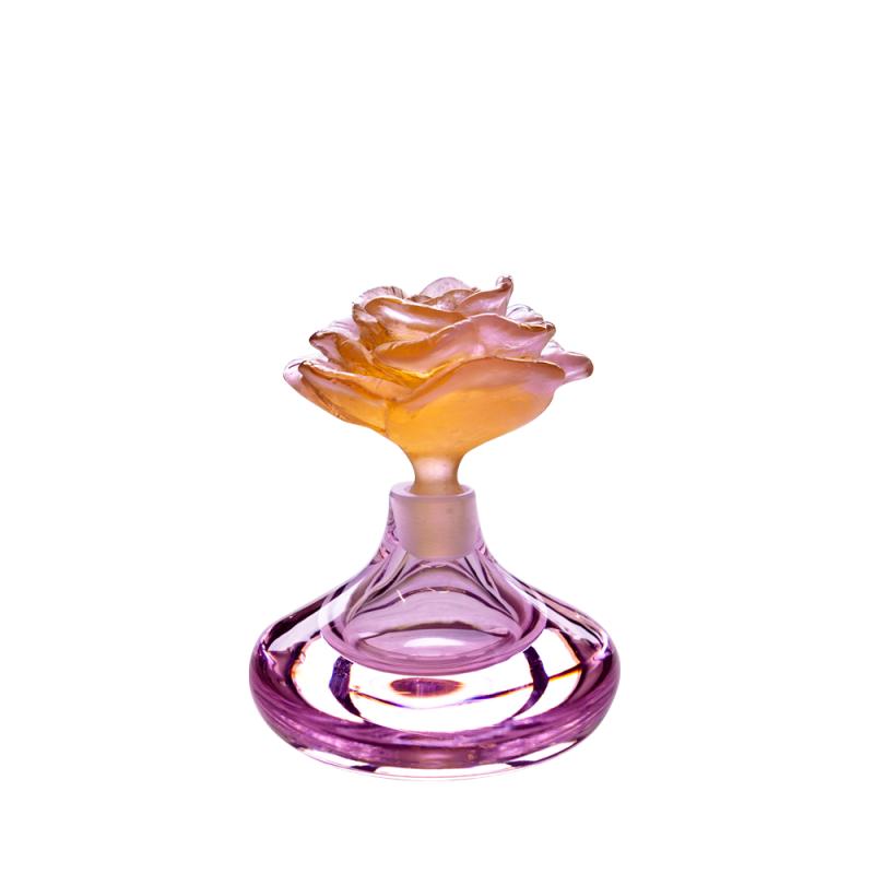 Daum Rose Romance Perfume Bottle in Pink 05625-1