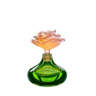 Daum Rose Romance Perfume Bottle in Green 05625