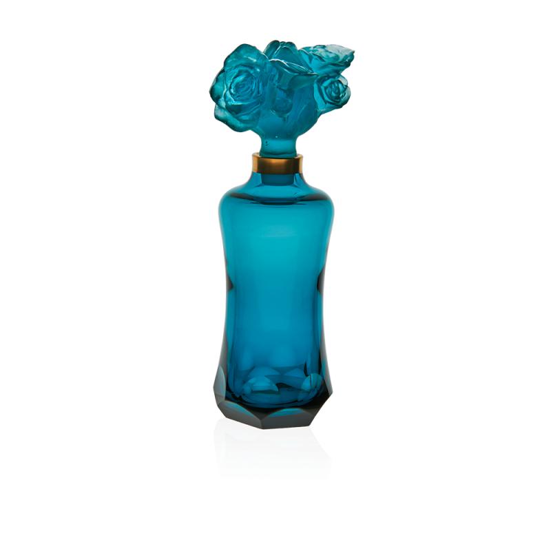 Daum Rose Romance Prestige Perfume Bottle in Blue 05617-2