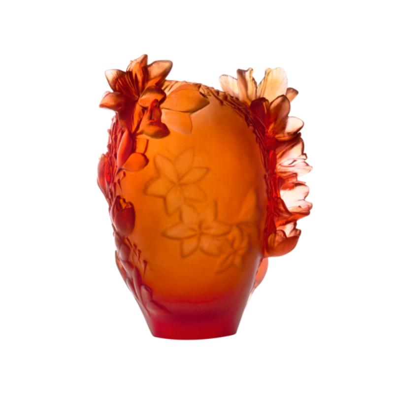 Daum Medium Saffron Vase 05601