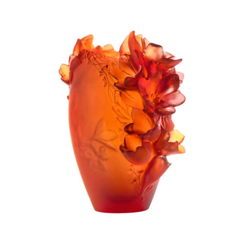 Daum Medium Saffron Vase 05601