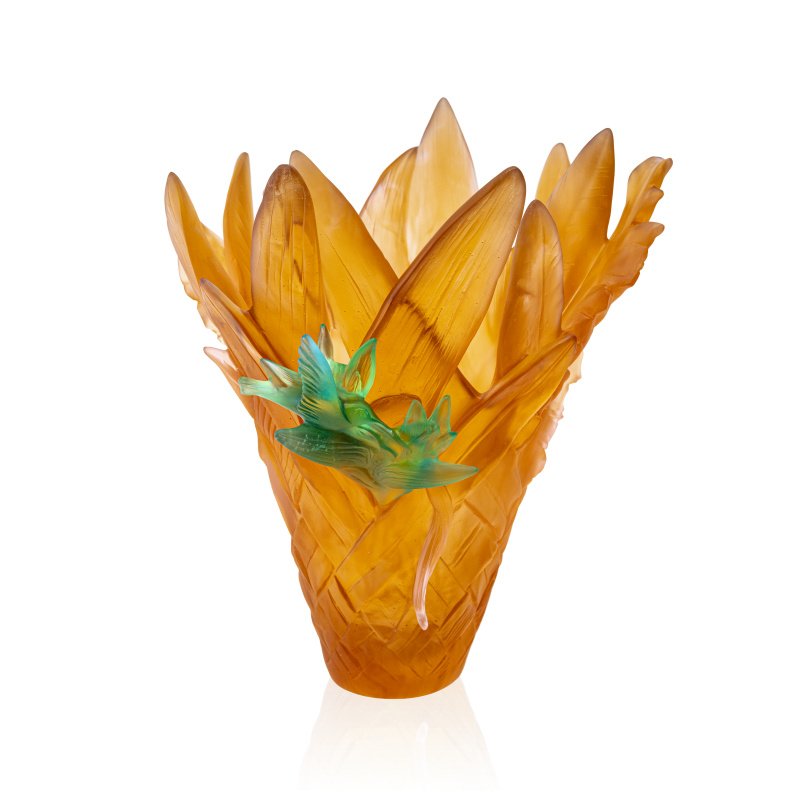 Daum Tressage Paradis Vase - Grand Modele French Crystal SKU: 05637-1