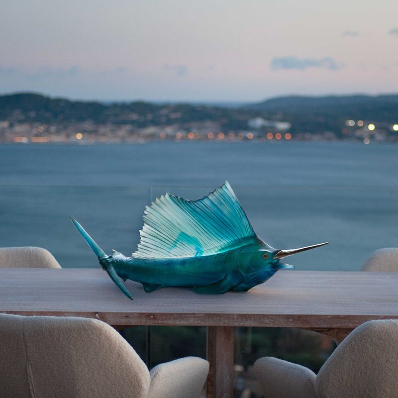 Daum Maya – Emperor Sailfish Sculpture Limited Edition of 50  SKU: 05825