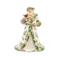 Jay Strongwater Floral Santa Claus Statue - Golden Edition  SKU: SDH2608-232