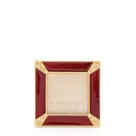 Jay Strongwater Leland Pavé Corner 2" Picture Frame – Ruby SKU: SPF5130-224