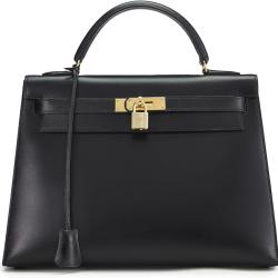 Hermès Pre-Loved Black Box Kelly Sellier 32, Black