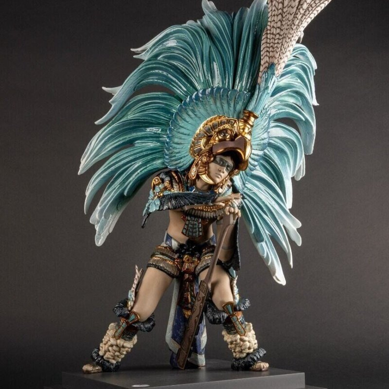 Lladró Aztec Dance Sculpture 01002027 | Limited Edition 250 | Francisco Polope | 81cm | New  (RETAIL PRICE: $26,610 USD)