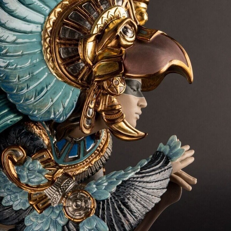 Lladró Aztec Dance Sculpture 01002027 | Limited Edition 250 | Francisco Polope | 81cm | New  (RETAIL PRICE: $26,610 USD)