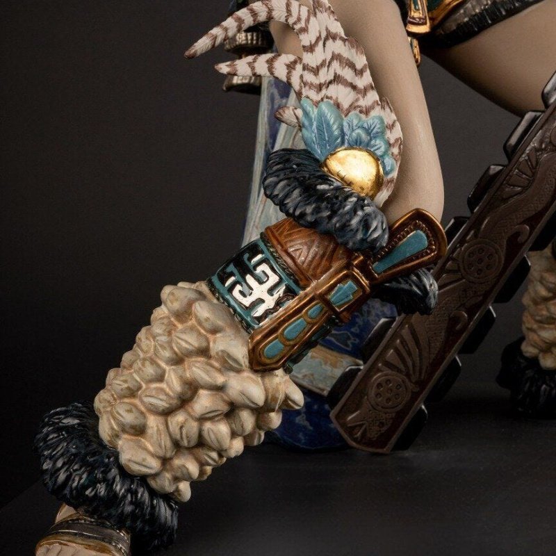 Lladró Aztec Dance Sculpture 01002027 | Limited Edition 250 | Francisco Polope | 81cm | New  (RETAIL PRICE: $26,610 USD)