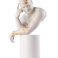 Lladro Reflections of Nature - Him Sculpture. White-gold SKU: 01009809