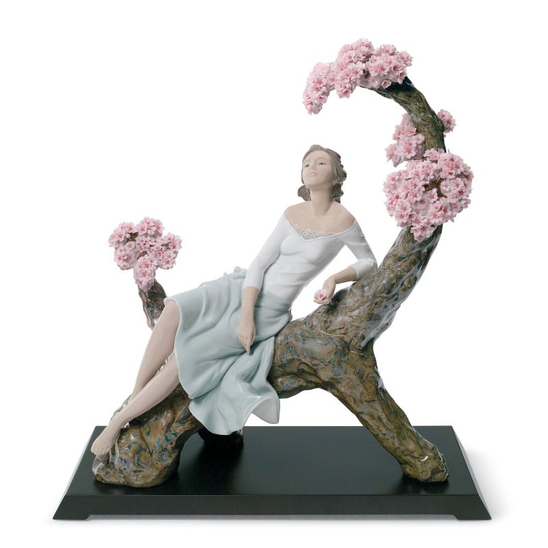 Lladro Sweet Scent of Blossoms Woman Figurine Limited Edition SKU: 01008360