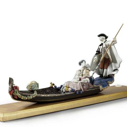 Lladró “Gondola in Venice” Sculpture – Limited Edition High Porcelain Masterpiece by José Santaeulalia | SKU 01002014