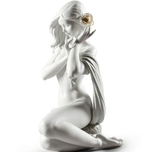 Lladro Subtle moonlight Woman Figurine White Limited Edition SKU: 01009332