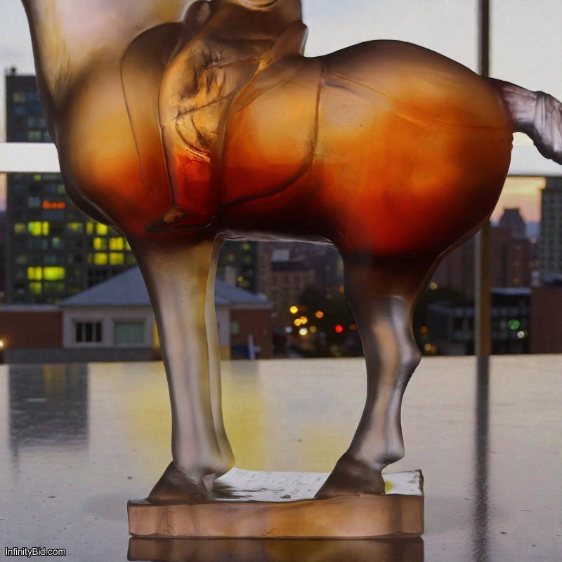 Daum × Musée Cernuschi — Cavaliere Musicienne Sculpture Limited Edition of 288 | SKU: 03472