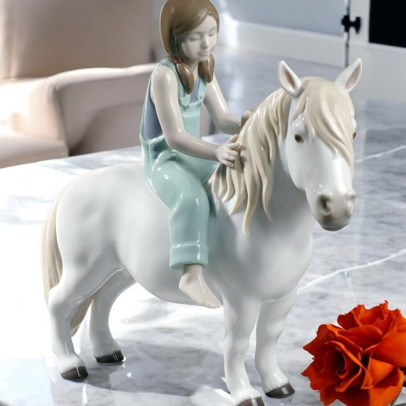Lladro Girl on Pony Figurine SKU: 01009139