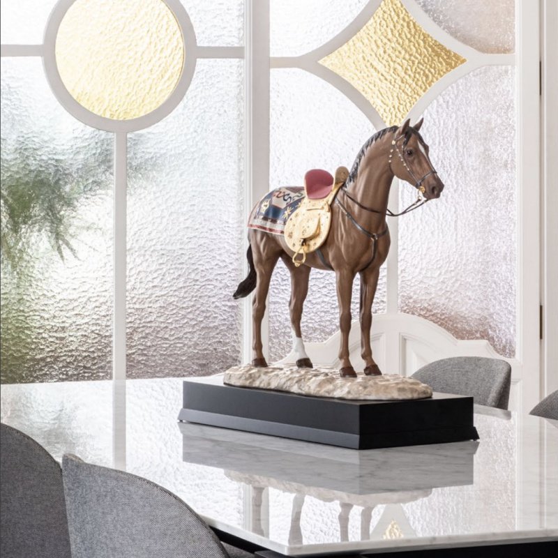 Lladro Karabakh horse Sculpture. Limited Edition SKU: 01009752