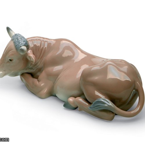 Lladro Ox Nativity Porcelain Figurine Glossy Classic Colors 01005482 New Box