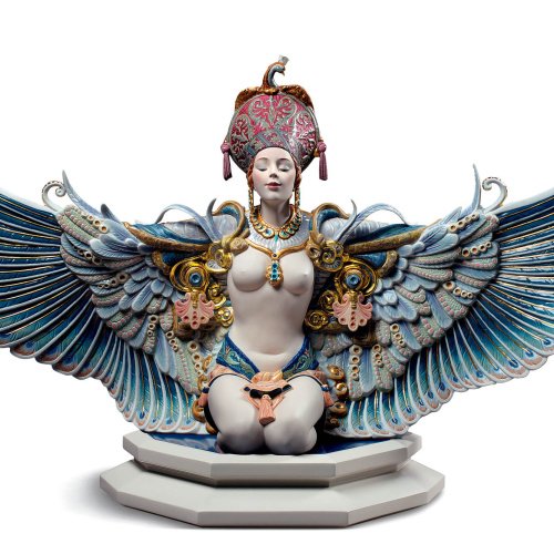 Lladro Winged Fantasy Goddess High Porcelain Sculpture Limited 250 SKU:01002005