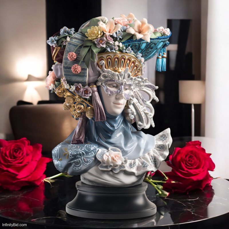Lladro Venetian Fantasy – Limited Edition High Porcelain Sculpture Inspired by Venice’s Carnival Elegance SKU: 01001958