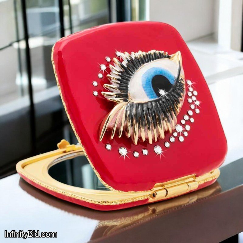 Jay Strongwater Bette Eye Compact SKU: SCB8077-202