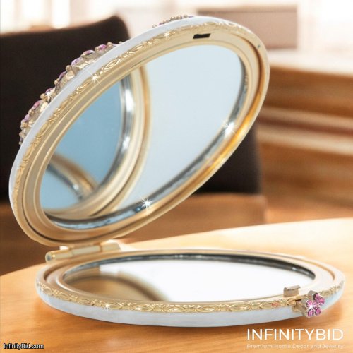 Jay Strongwater Mae Peony Compact – SKU: SCB8084-280