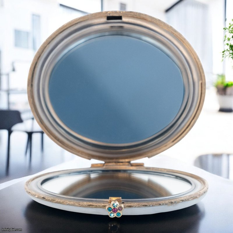 Jay Strongwater Rowan Classic Peacock Compact SKU: SCB8087-208